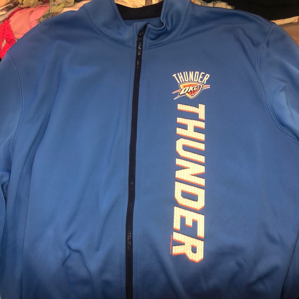 OKC NBA zip up jacket